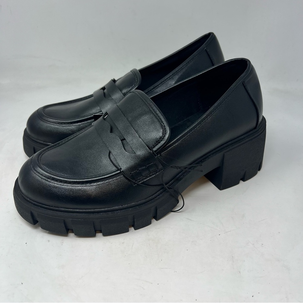 torrid Black Chunky Penny Loafers 11WW - Picture 3 of 9